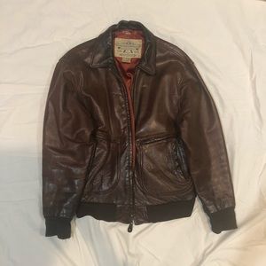 Vintage Banana Republic leather jacket (Medium)